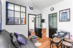 C Cozy Batignolles Apt, Metro Right at Your Doorstep